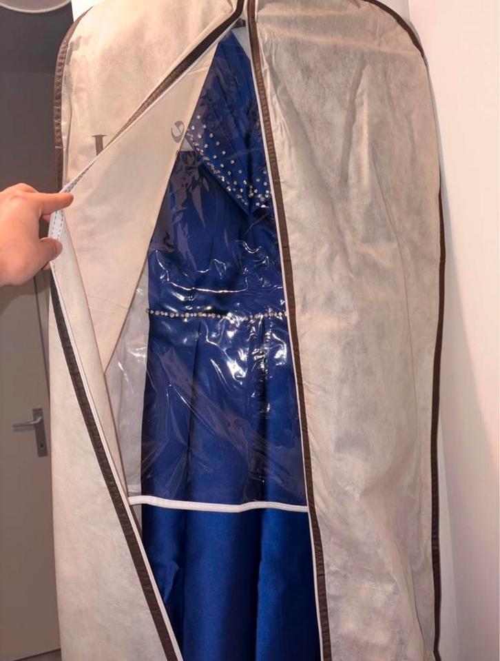Elegante Marineblauwe Avondjurk – Maat S – Zo Goed Als Nieuw, Kleding | Dames, Jurken, Zo goed als nieuw, Maat 36 (S), Ophalen