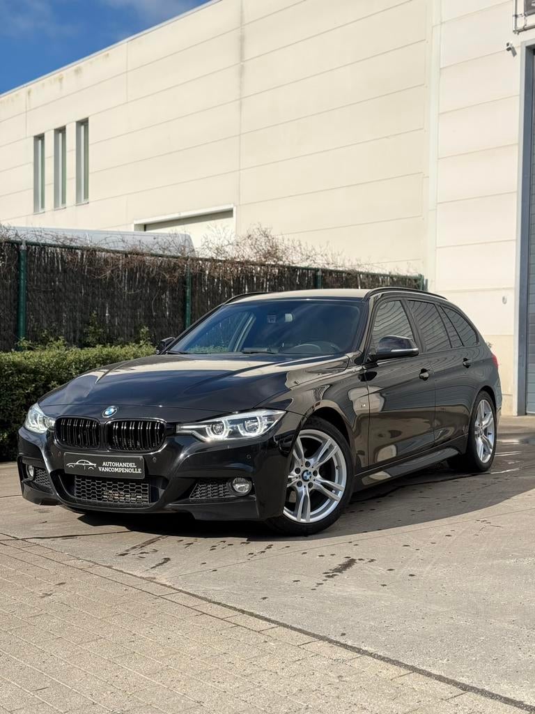 BMW 320D M Pack 2017 EURO 6B LED/NAVI/HIFI, Auto's, BMW, Euro 6, Zwart, Leder, Bedrijf