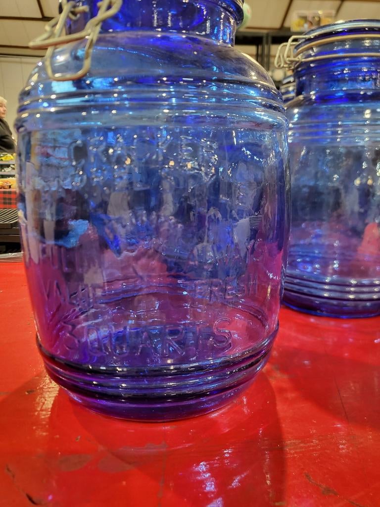 Cracker barrelstyle inmaak bokaal, Ophalen