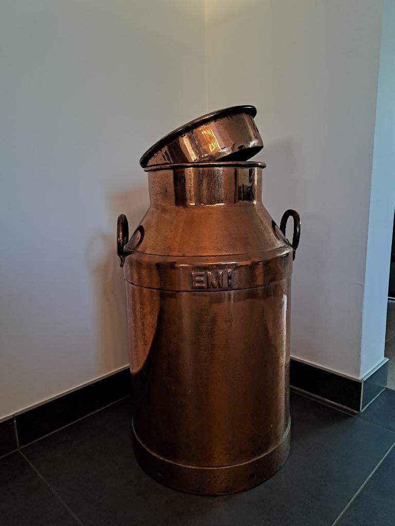 Koperen melkkan, Ophalen, Koper