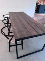 Stoer Metaal eettafel Stoer25 (220x90), Ophalen, Zo goed als nieuw, Metaal