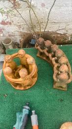 Verschillende tuinversieringen in steen, Ophalen, Gebruikt