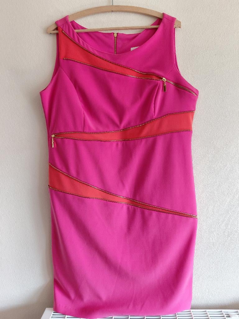 Joseph Ribkoff jurk - maat 44/46 - fuchsia roze, ANDERE, Maat 42/44 (L), Ophalen of Verzenden, Zo goed als nieuw