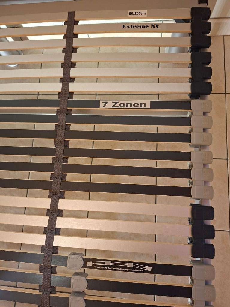 Lattenbodem 80/200 2x =1.60, Maison & Meubles, Chambre à coucher | Matelas & Sommiers, Comme neuf, Sommier, 200 cm, Deux personnes