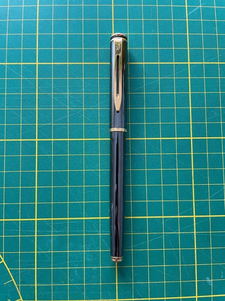 Waterman Maestro Gunmetal F fountain pen, Collections, Stylos, Enlèvement ou Envoi, Waterman