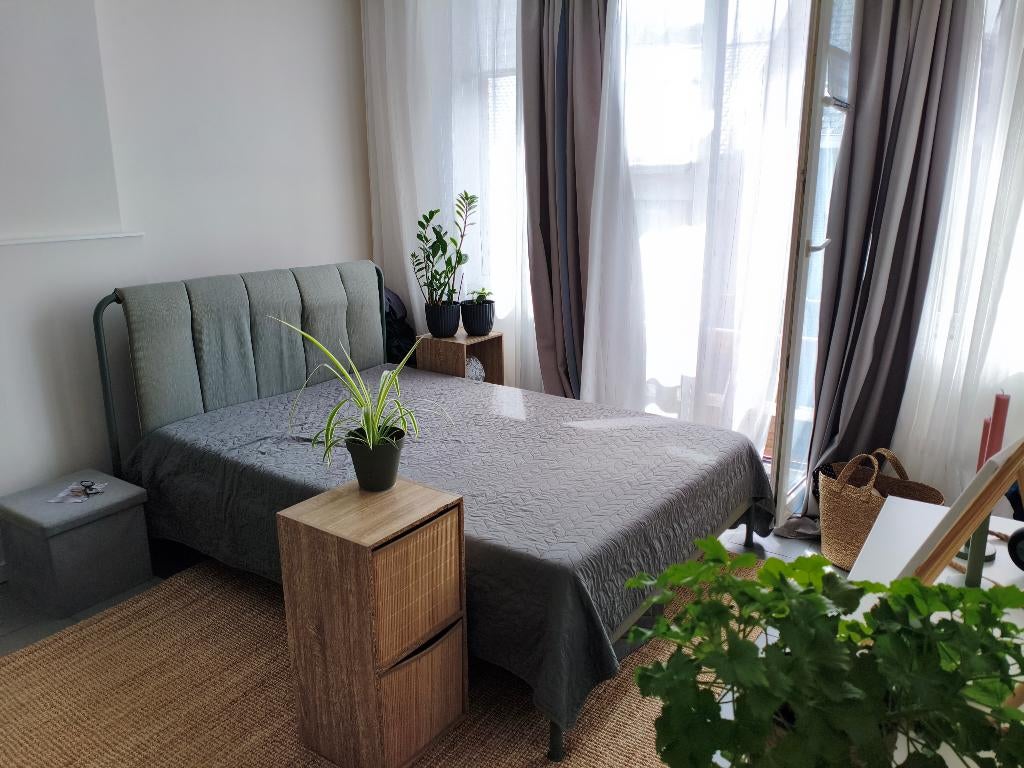 Ikea Bed (Talassen + Åbygda), Ophalen, Gebruikt, Tweepersoons, 200 cm