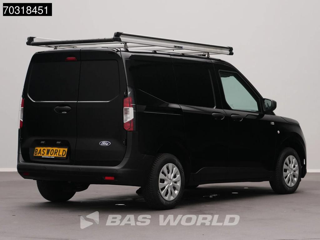 Ford Transit Courier 100pk Benzine L1H1 Airco Cruise Imperia, Stof, Gebruikt, Euro 6, Zwart