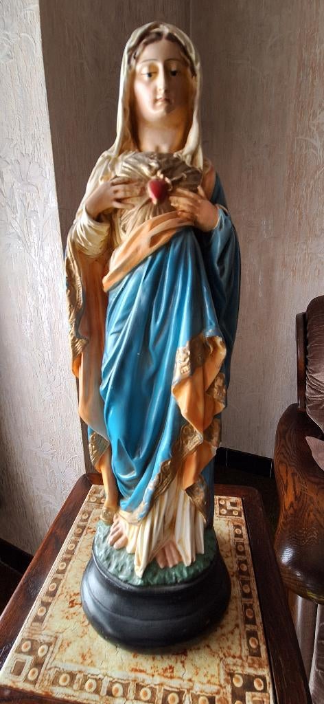 Heilige Maria met het Onbevlekte hart, Antiquités & Art, Antiquités | Objets religieux, Enlèvement
