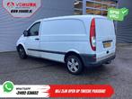 Mercedes-Benz Vito 109 CDI EXPORT NL Auto/ Airco/ 16”LMV/ PD, Auto's, Wit, Mercedes-Benz, Bedrijf, Parkeersensor