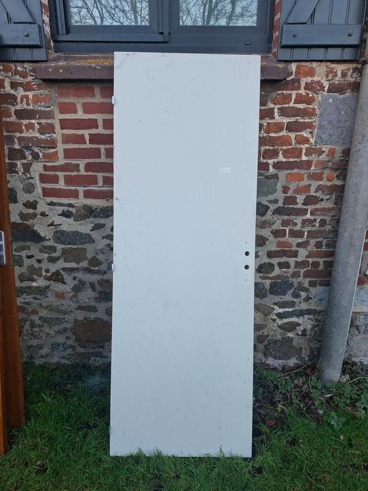 Portes en bois, Doe-het-zelf en Bouw, Raamkozijnen en Schuifdeuren, Gebruikt, Overige typen, Hout, 150 tot 225 cm, 75 tot 150 cm