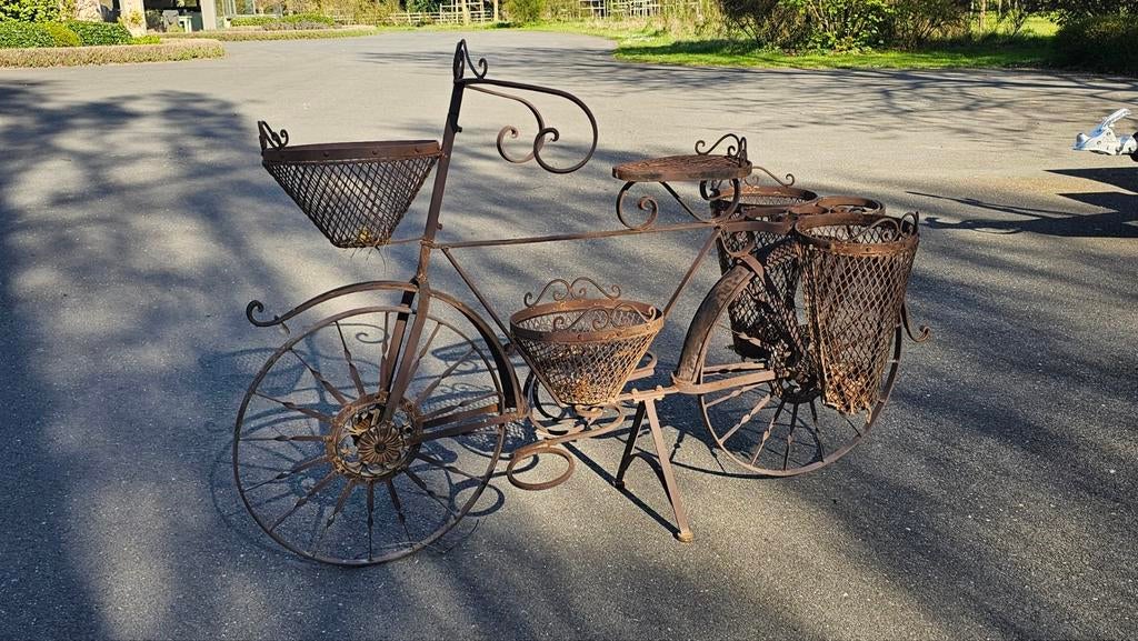 Smeedijzeren fiets decoratie