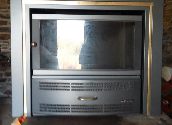 insert à mazout Well Straler MK110   11.6kw, Huis en Inrichting, Kachels, Gebruikt, Inbouw, Overige brandstoffen, Ophalen