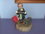 Clown beeld verguld met 24 karaat goud. (ron lee), Ophalen of Verzenden, Gebruikt, Mens