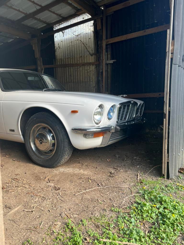 Jaguar xj6 1977, Auto's, Lederen bekleding, Blauw, Leder, Particulier