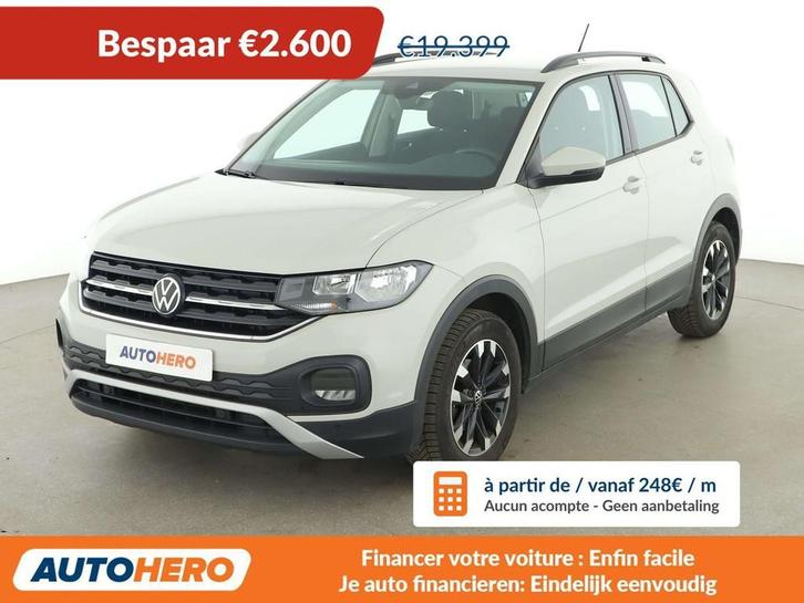 Volkswagen T-Cross 1.0 TSI Life, Autos, Volkswagen, Achat, T-Cross, ABS, Régulateur de distance, Airbags, Air conditionné, Android Auto