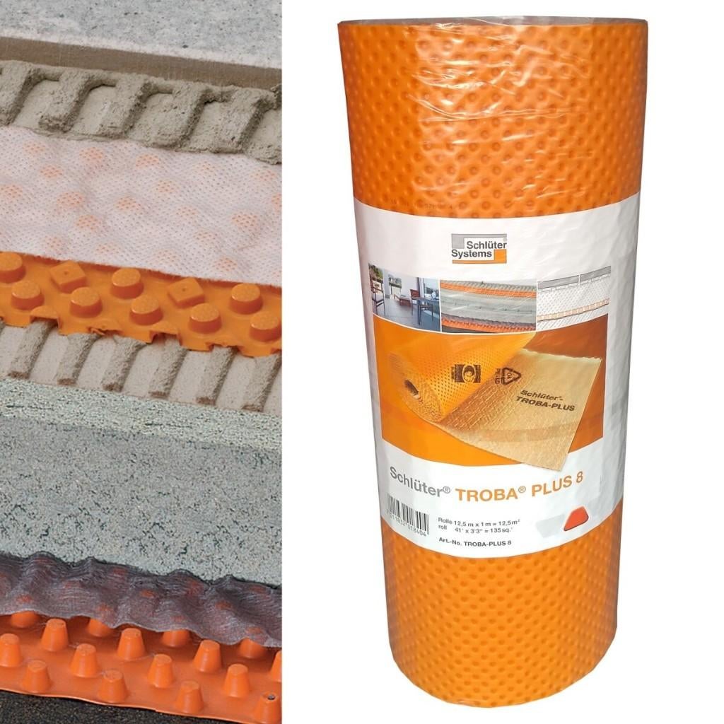 Schlüter-Troba-Plus 8 12,5m² mat, afvoer en ontkoppeling, Ophalen, Nieuw, Afvoer