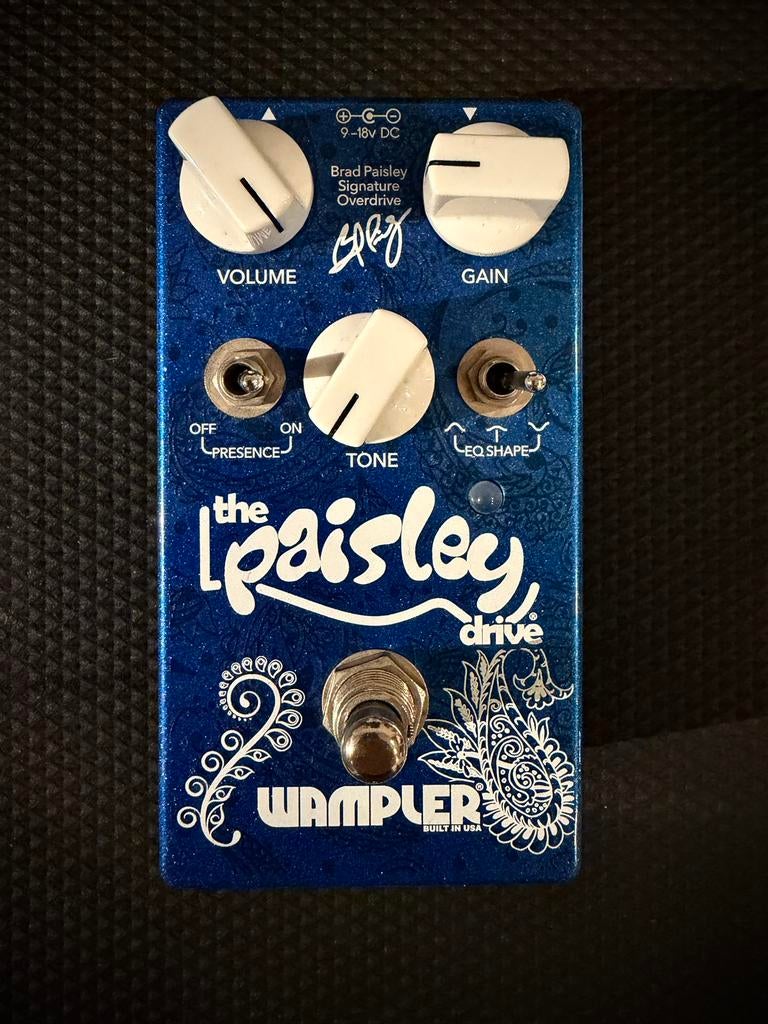 Wampler Paisley Drive V2, Musique & Instruments, Effets, Enlèvement ou Envoi, Comme neuf, Distortion, Overdrive ou Fuzz
