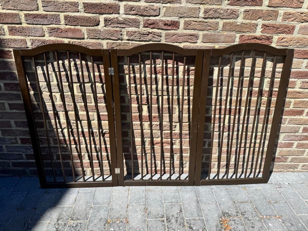 Barrières de séparation, de protection, bois, 3 éléments, Maison & Meubles, Accessoires pour la Maison | Paravents d'intérieur