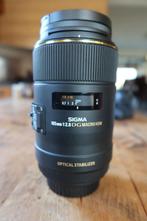 Sigma lens 105mm 1:2.8 DG Macro HSM Canon + tasje., Audio, Tv en Foto, Foto | Lenzen en Objectieven, Ophalen of Verzenden, Zo goed als nieuw