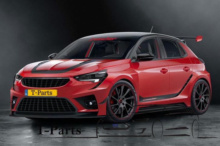 Opel corsa F voorbumper achterbumper body kit sport bumper 1, Auto-onderdelen, Carrosserie, Bumper, Opel, Gebruikt