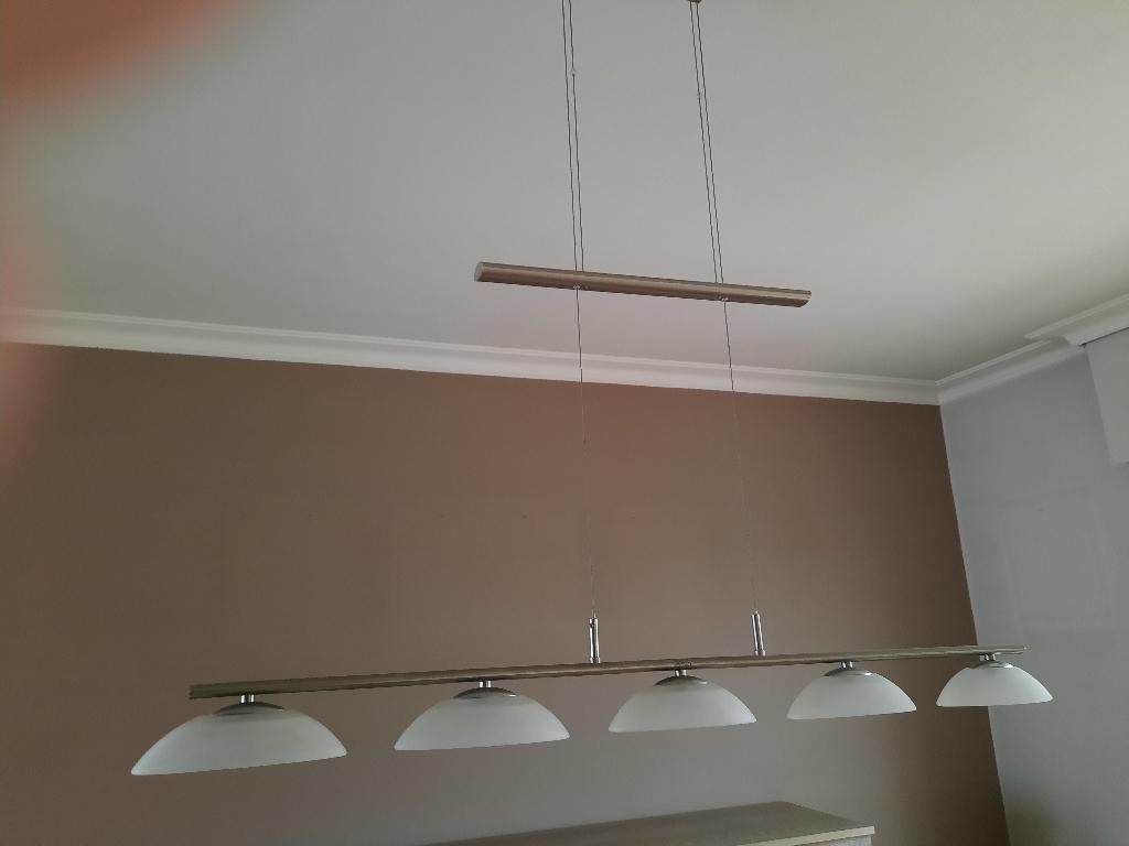 Hanglamp te koop, Huis en Inrichting, Ophalen, Zo goed als nieuw, Metaal, Modern