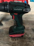 Metabo boormachine met 2 accu, zonder oplader, Ophalen, Zo goed als nieuw, Boormachine
