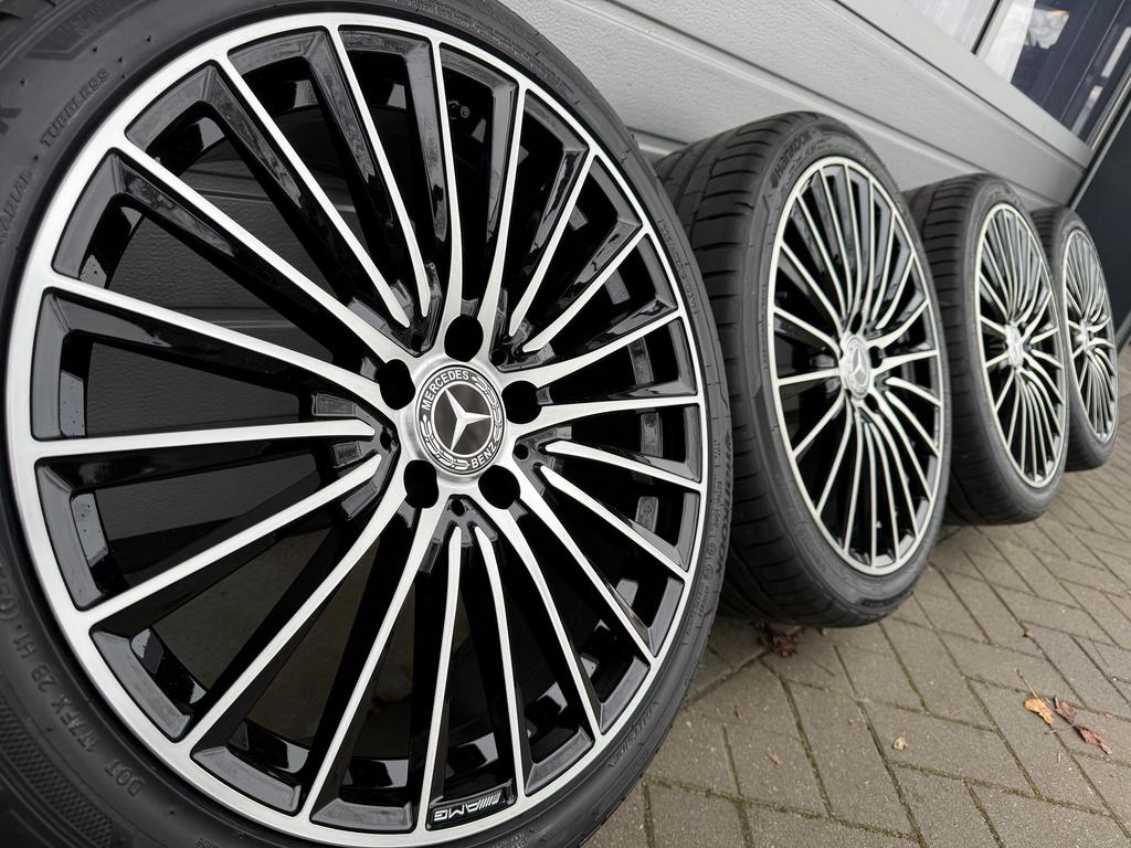 19” Mercedes S206 W206 C300E C350E AMG velgen zomerbanden, 19 inch, -, -, Banden en Velgen