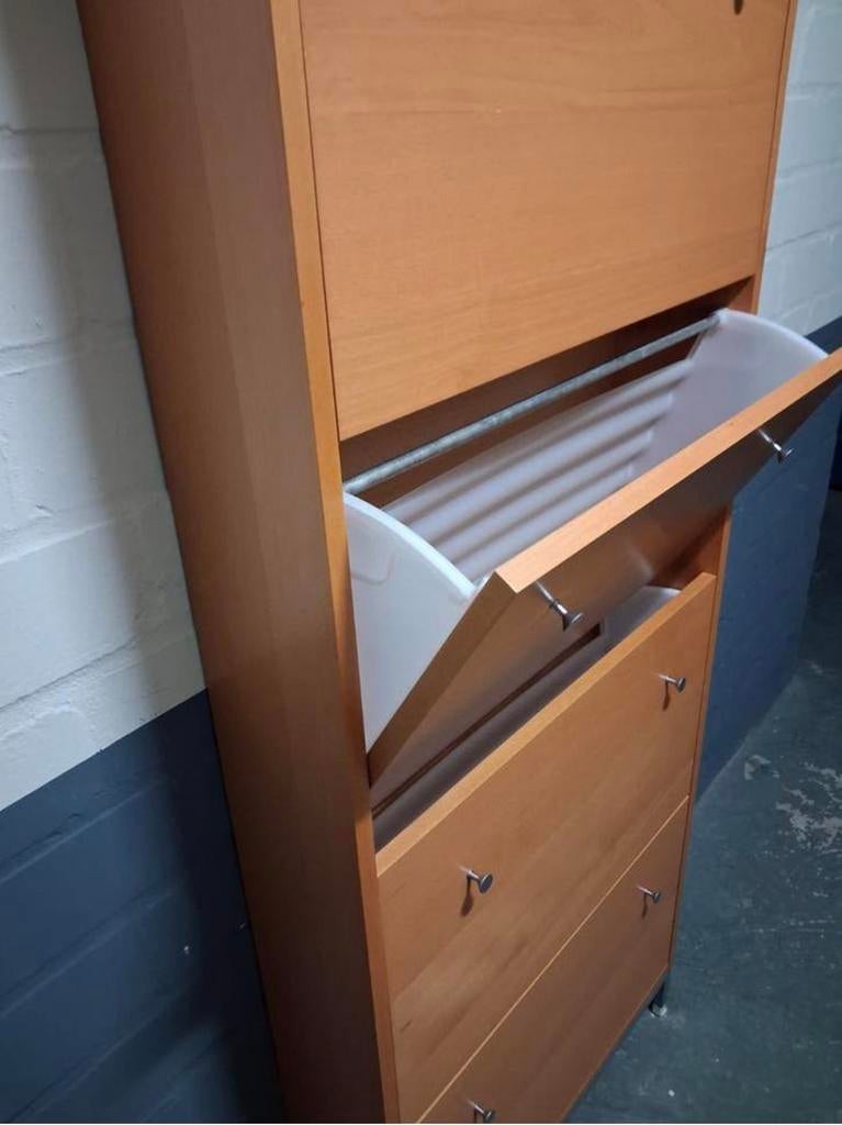 IKEA Sandnes schoenenkast met 4 vakken, Ophalen, Zo goed als nieuw