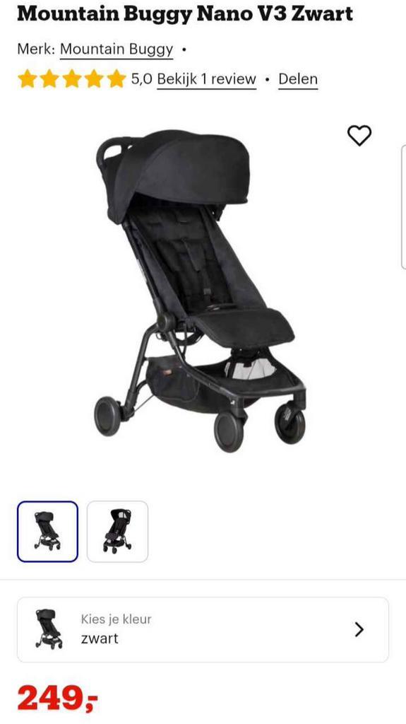 Buggy mountain, Kinderen en Baby's, Buggy's, Zo goed als nieuw, Ophalen of Verzenden