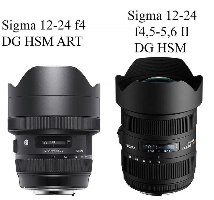 2 lenzen Sigma 12-24mm voor Canon EF (full frame), Audio, Tv en Foto, Foto | Lenzen en Objectieven, Zo goed als nieuw, Groothoeklens