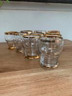 Glazen met gouden randjes, Ophalen, Zo goed als nieuw