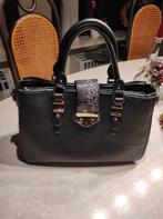 Zeer mooie zwarte lederen handtas, Kleding | Dames, Riemen en Ceinturen, Ophalen, Zwart