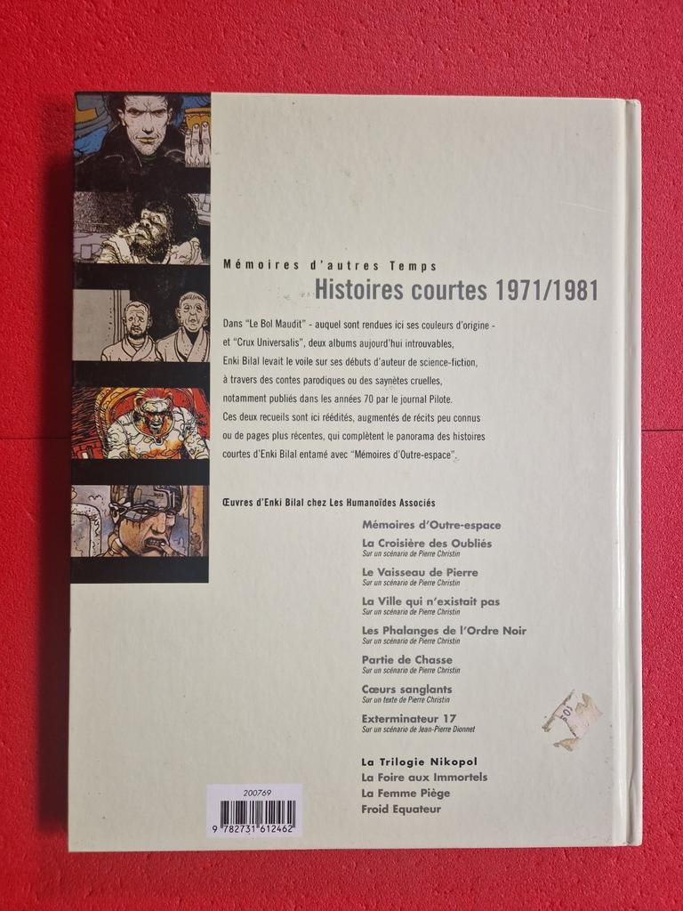 Bd mémoires d autres temps, EO, Enlèvement ou Envoi
