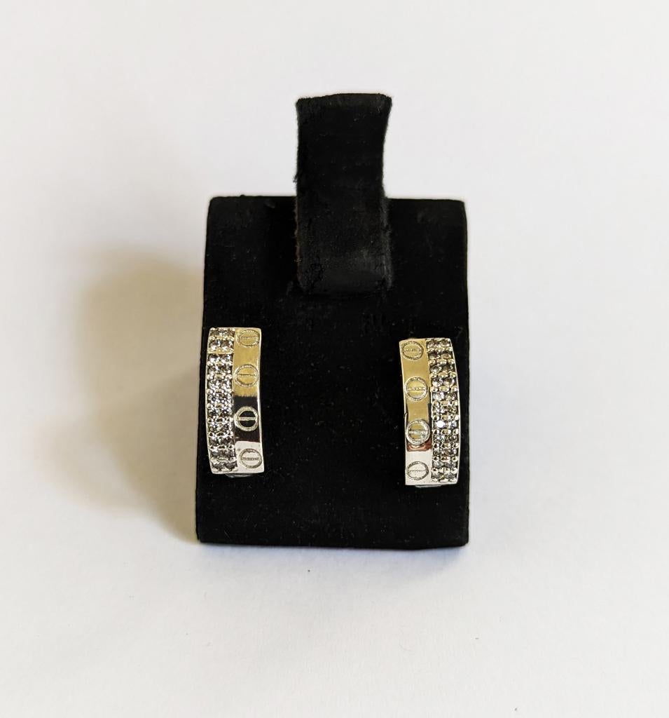 Boucles d'oreilles en argent avec pierres, Bijoux, Sacs & Beauté, Boucles d'oreilles, Neuf, Avec pierre précieuse, Argent, Envoi