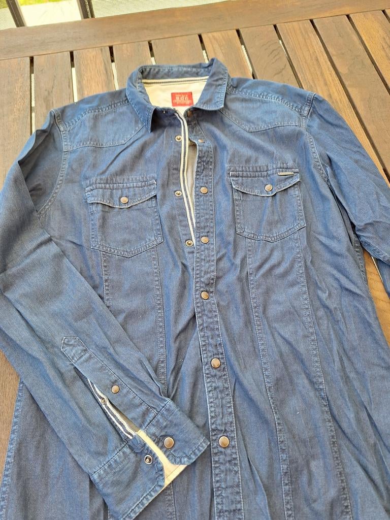 Jeanshemd heren, maat large, Kleding | Heren, Overhemden, Ophalen