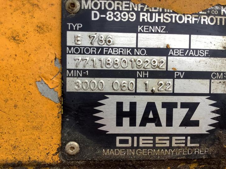 Dieselmotor, Bricolage & Construction, Moteurs, Moteur diesel, Enlèvement