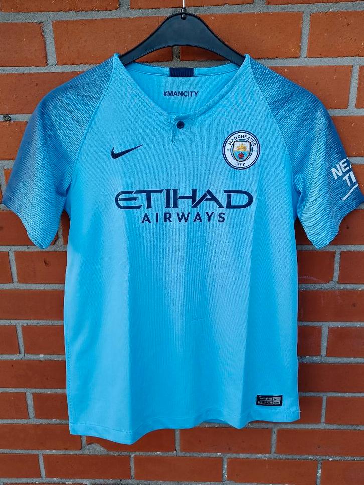 Maillot du Manchester City 2018-2019, Sports & Fitness, Football, Comme neuf, Maillot, Taille XS ou plus petite, Enlèvement ou Envoi