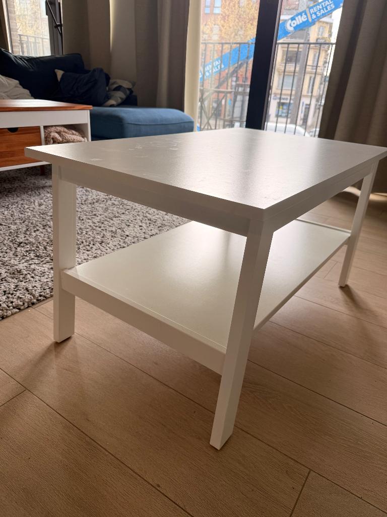Salontafeltje, 50 tot 100 cm, Wit, Zo goed als nieuw, Minder dan 50 cm