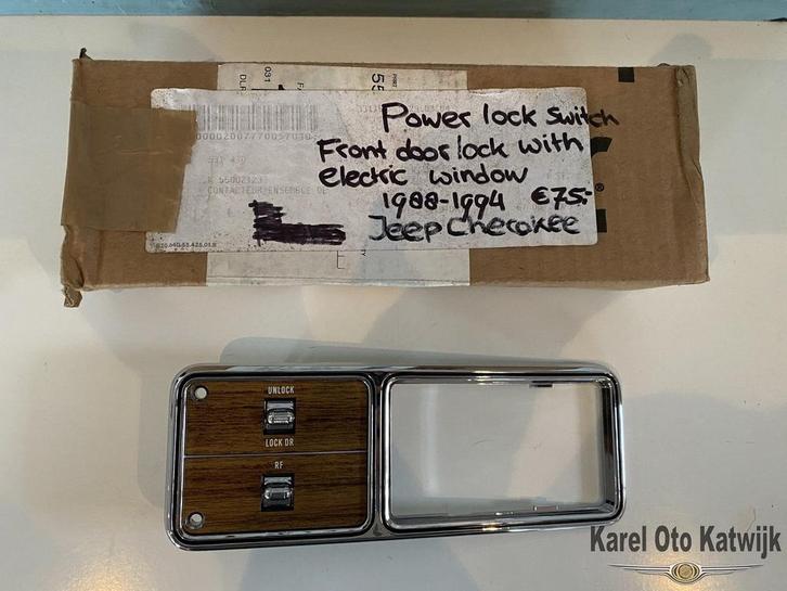 Power lock switch front door lock Jeep Cherokee, Autos : Pièces & Accessoires, Tableau de bord & Interrupteurs, Neuf, Enlèvement ou Envoi