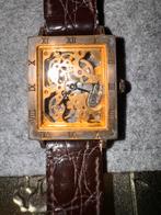 Montre squelette mécanique, Bijoux, Sacs & Beauté, Enlèvement ou Envoi, Cuir