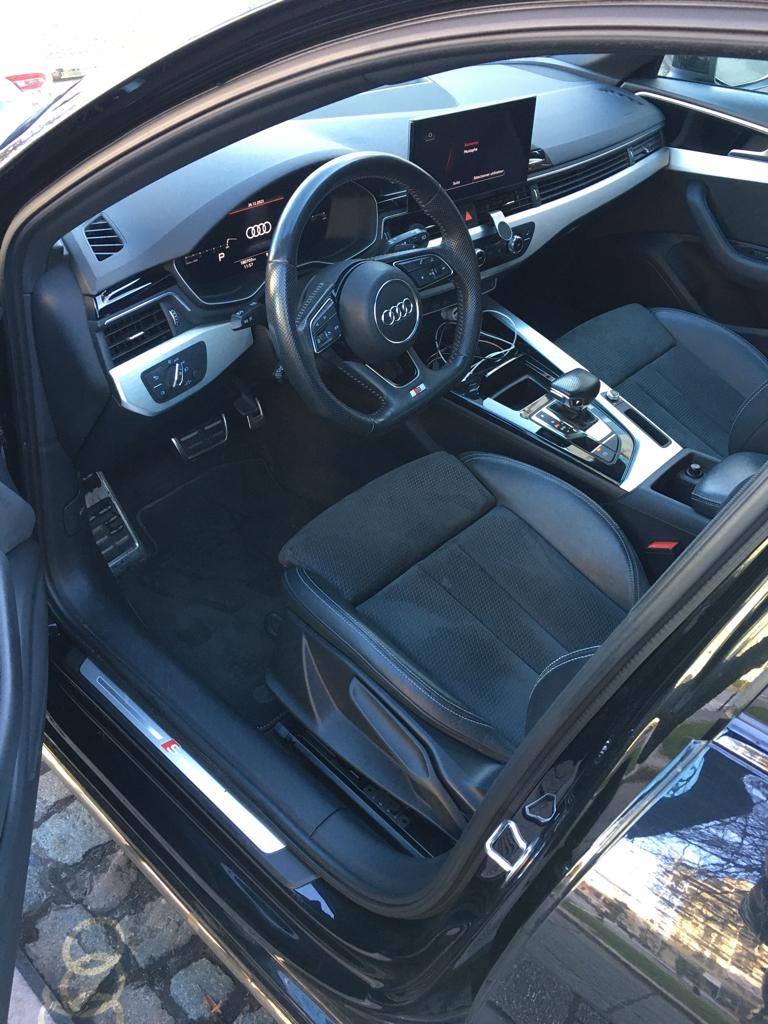 Audi a4 break sline 2020 diesel, Automaat, Zwart, Zwart, 120 kW