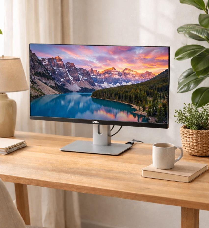 Dell UltraSharp U2515H 25” QHD monitor 2560x1440 IPS, Ophalen, Gebruikt, IPS, In hoogte verstelbaar