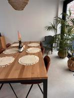 Dressoir + salontafel + eetafel en stoelen volle eik, Huis en Inrichting, Ophalen, Gebruikt, Modern, 4 tot 6 stoelen