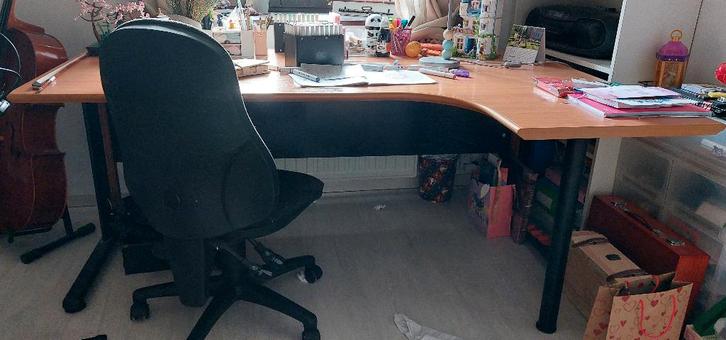 Bureau de direction a droite, Maison & Meubles, Bureaux, Comme neuf, Bureau, Enlèvement