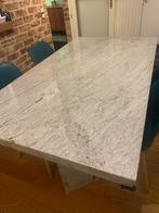 Marmeren tafel, Comme neuf, Rectangulaire, Autres matériaux, 50 à 100 cm