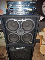 bas versterker set Hartke of met 1 of 2 versterkers, Ophalen, Gebruikt, 100 watt of meer