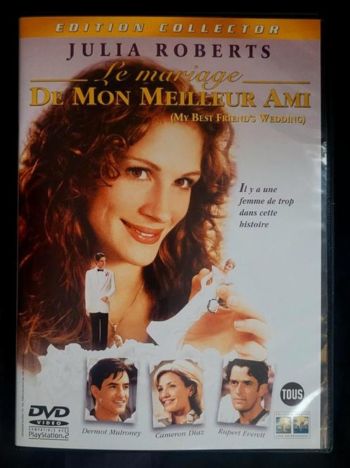 DVD du film Le mariage de mon meilleur ami - Julia Roberts, CD & DVD, DVD | Comédie, Comme neuf, Comédie romantique, Tous les âges