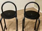 2 barstoelen, Huis en Inrichting, Barkrukken, Ophalen, Gebruikt, 60 tot 90 cm, In hoogte verstelbaar