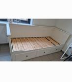 2 ikea bedbank met 3 lades(MECHELEN), Huis en Inrichting, Ophalen, Zo goed als nieuw, Wit
