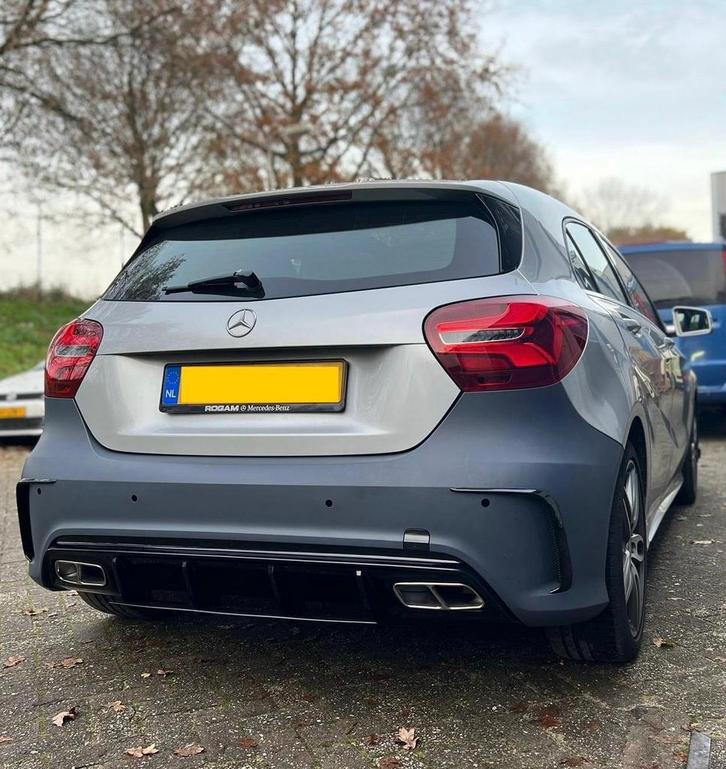 ACHTERBUMPER + DIFFUSER VOOR MERCEDES W176 A45 AMG LOOK, Auto-onderdelen, Carrosserie, Bumper, Mercedes-Benz, Voor, Achter, Nieuw